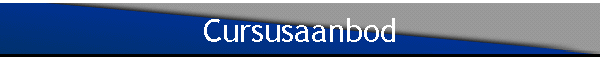Cursusaanbod