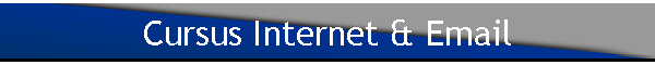 Cursus Internet & Email